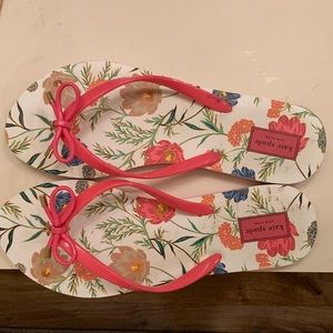 Kate Spade flip flops.  Size 9-10.